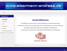 Tablet Screenshot of eisermann-andreas.de